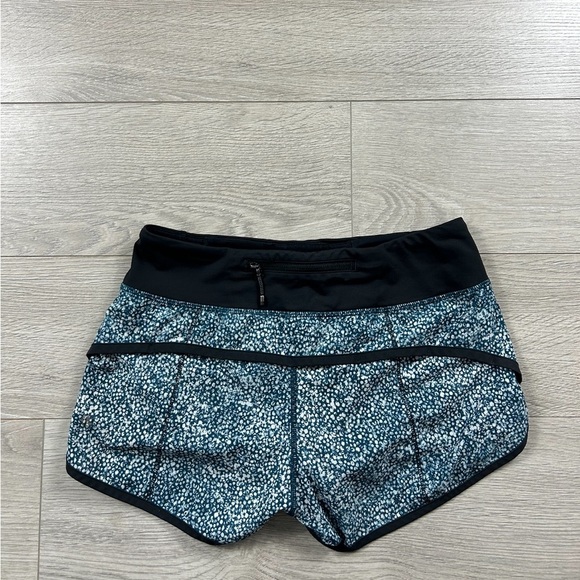 Lululemon Run: Speed Short *4-way Stretch Pebble Print Parfait Pink Alberta Lake - Picture 8 of 15